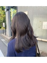 【roijir 表参道】地毛風カラー×バイオレットグレージュ