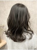 【BOND周のサロンスタイル】スモーキーグレージュ×ラフミディ