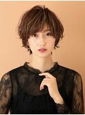 浮遊感が可愛い小顔ヘア/30代