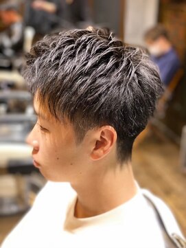 ヒロギンザ 八重洲店(HIRO GINZA) かき上げニュアンスマッシュサイドパート韓国マッシュフェード