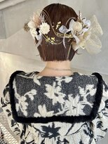 ローウェ 愛知豊橋(Louwe)&nbsp;髪質改善トリートメント透明感ベージュカラーボブヘアセット豊橋