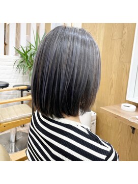 ループ(LOOP) ハイライトプラチナネイビ-グレージュ