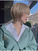 20代30代大人ガーリーショートヘアチョコレートモードショート
