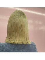 キジ(KIJI)&nbsp;ナチュラルブロンド　※ブリーチ詳細はブログまで