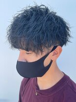 ニアウ 太田店(Niau)&nbsp;ツイストスパイラルパーママッシュメンズパーマ波巻きパーマ