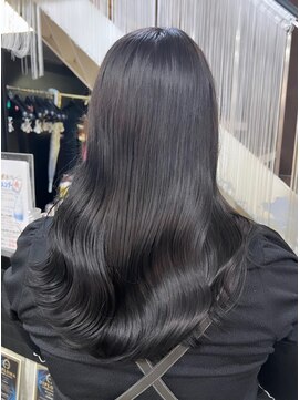 ヒップスデコ(Hip's deco) 暗髪カラー＊ブルーラベンダー