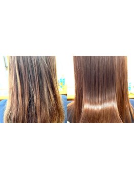 【髪質改善】豊富な知識、薬剤で理想のツヤ髪に☆抜群の手触りに感動◎髪のお悩みお聞かせください♪