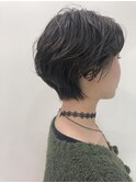 ショートヘア×パーマ