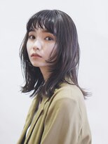 ビュートリアム265(BEAUTRIUM 265)&nbsp;ミディアムレイヤー/レイヤーカット/銀座/外はね/暗髪/顔周り