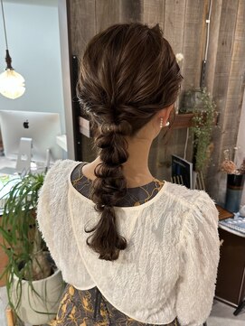 アルク(alku) 【小野】お呼ばれ編みおろしアレンジ