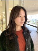 20代30代40代こなれミディアム小顔似合わせレイヤー