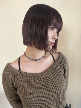 ナループロア ルームー(Nalu pu loa ROOMOO) タッセルボブ/ミニボブ/レッドブラウンレッドカラー