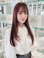 ノエロク 岐阜(noe rok) チェリーレッド韓国レイヤースタイル66