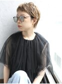 天神【BIRTH】ハイトーン束感ショート艶髪20代30代