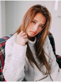 ツヤ感ストレートロング20代/30代/40代/ハレマチ通り