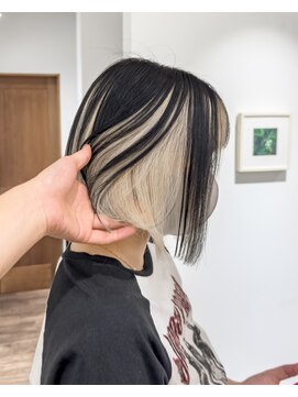 ゴウトゥデイ 横須賀店(GO TODAY) アンブレラカラー / ホワイト / 切っぱなしボブ