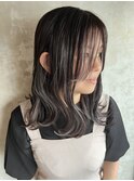 ハイライト×バイオレットグレージュ
