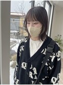 ナチュラルボブインナーカラー