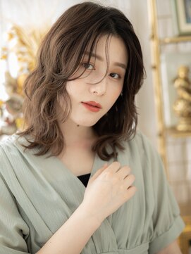 カバーヘア ブリス 大宮西口(COVER HAIR bliss) 抜け感ハイライトセンターパートウェットヘアc6大宮20代30代40代