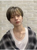 メンズハイライト／シースルーマッシュ