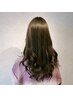 【COTAトリートメント付】オーガニックヘアカラー＋女性目線のデザインカット
