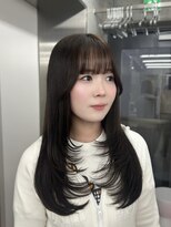 エヌアイ オモテサンドウ(ni omotesando)&nbsp;韓国レイヤーカット♪ ぱっつん前髪 盛れる顔周りカット