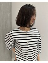 ヨーク(YOKE)&nbsp;YOKE 大人ボブ切りっぱなしボブフレンチボブアッシュグレージュ