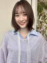 【MINX】くびれヘア＋くすみベージュハイライトカラー_銀座