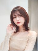 伸ばしかけにも可愛いくびれ韓国ボブ