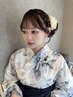 【花火大会クーポン♪着つけ◎】浴衣着付け+ヘアセット　￥6900