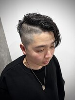インスヘアー 明石(INCE HAIR)&nbsp;刈り掻き上げパーマ