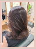 オーガニックカラーで艶髪◆大人のレイヤーカット