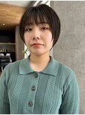 ショートボブ　髪質改善カラー　岐阜市美容院