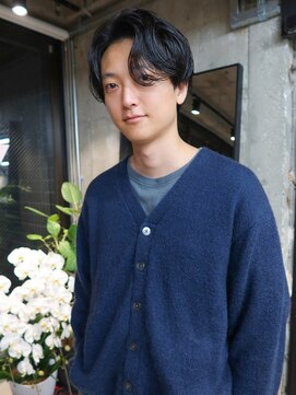 オルカ(ORCA) メンズヘア/メンズカット/センターパート/新宿【深江】