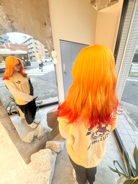 ジェム(GEM) 黄色→オレンジ☆グラデーションカラー