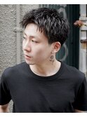 メンズショートソフトフェードタイトショートルーズショート
