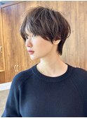 分け目なしショートマッシュショートふんわりショート30代40代