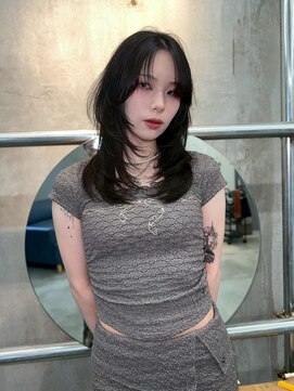 パドバイレイム(pado by LAME) ウルフボブシルバーアッシュくびれボブウルフパーマ