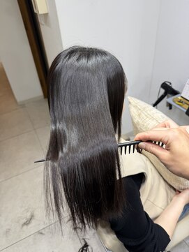 ボクノ 2号店(bokuno) セミロング×髪質改善矯正