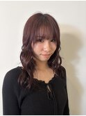 大人可愛いカシスカラー