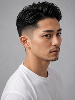 ノイセルヘアー(Noisyle Men's hair) リバースセンターパート/ニュアンスパーマ/ダウンバング/MEN'S