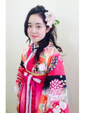 エッセンス(essence) 大人っぽさアップ ハーフアップ