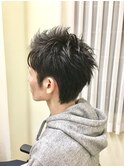 アップバングショート