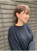 ショート/マロンベージュ/オーガニックカラー/ボブレイヤー