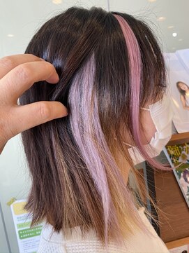 エメールヘア(aimere hair) ピンクシールエクステインナーカラー