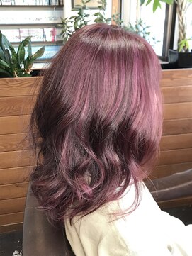 スープレックス ヘアーデザイン(SOUPREX HAIR DESIGN) ピンクグラデーション　20代　30代　40代