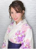 浴衣まとめアレンジ☆
