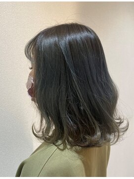 アートヘアーコルソ art hair CORSO ブルーグレージュ×ミディアムstyle
