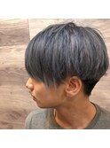 グレーマッシュショート