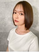 シースルーボブ